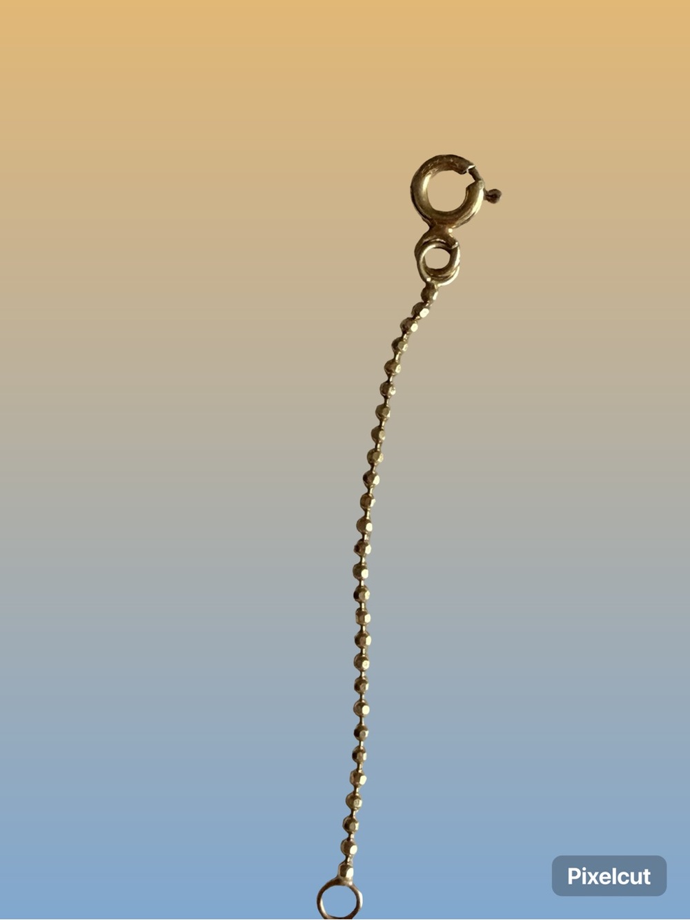 14kt solid gold Spring Ring 2in Clasp necklace extender brand new